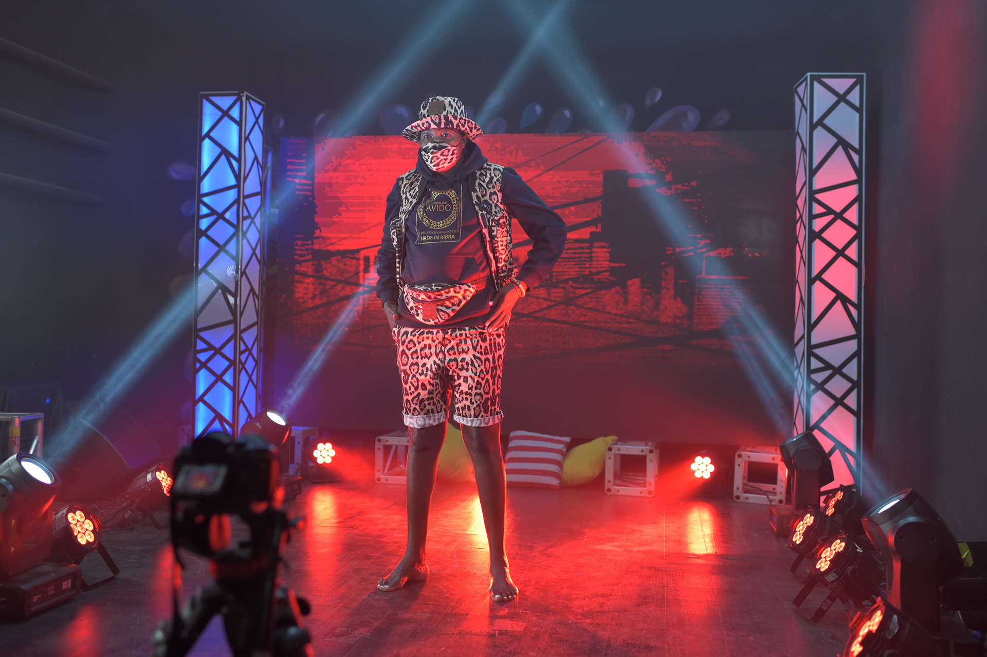 Durin the catwalk show
