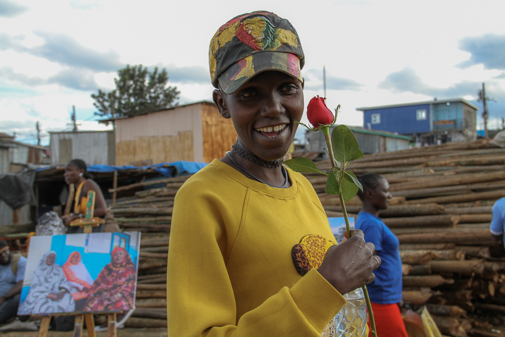 A mother's day photo exhibition
